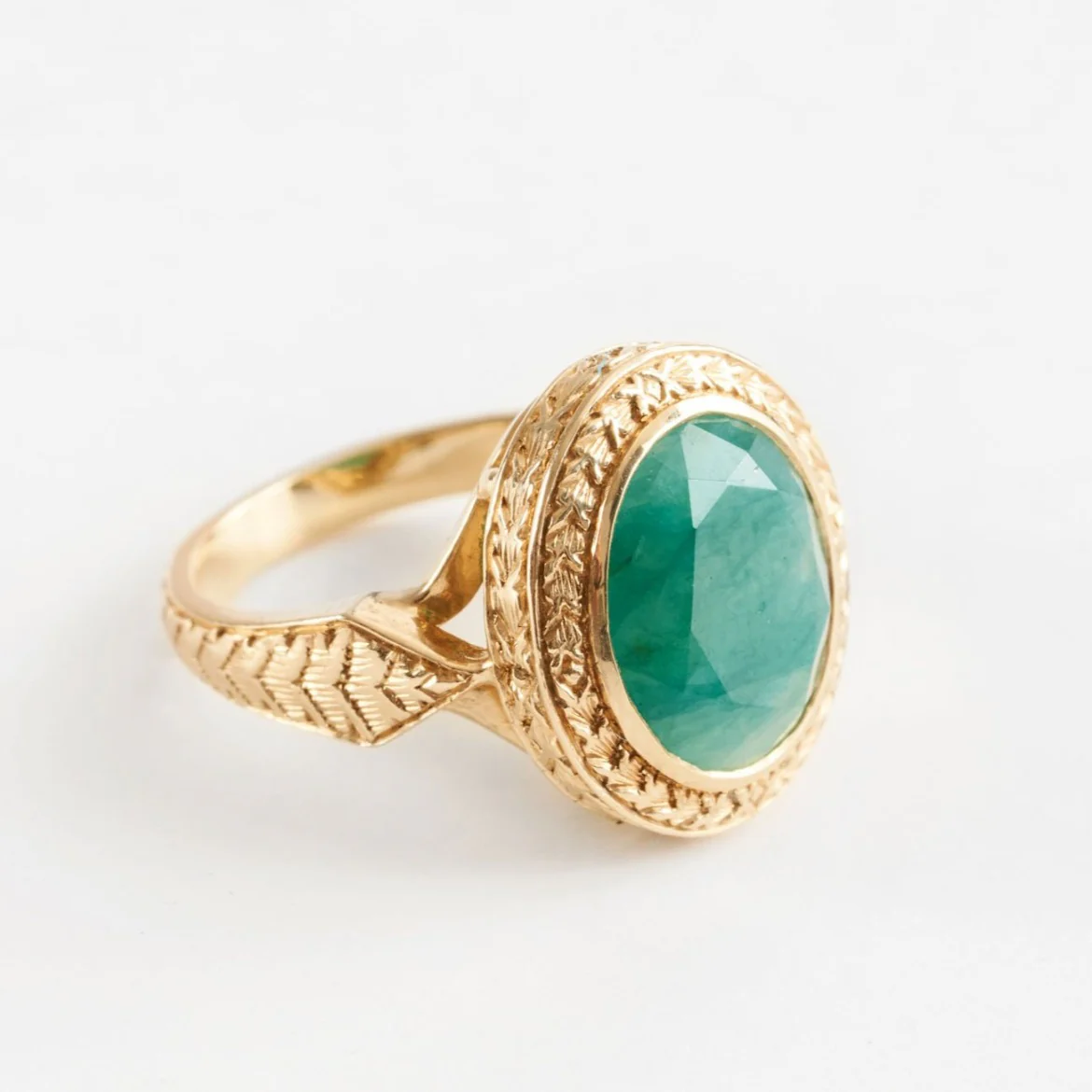 Emerald Pinky Ring - Image 2