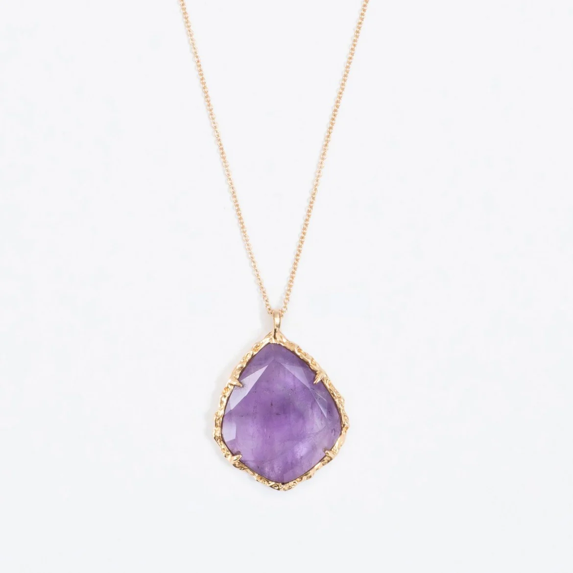 Trapezoid Necklace in Amethyst - Image 3