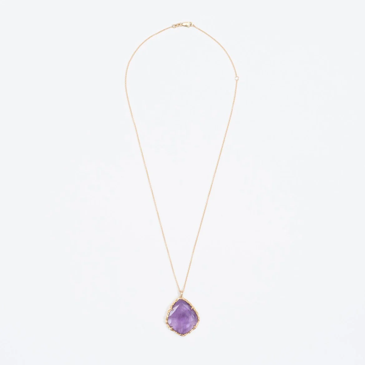 Trapezoid Necklace in Amethyst - Image 4