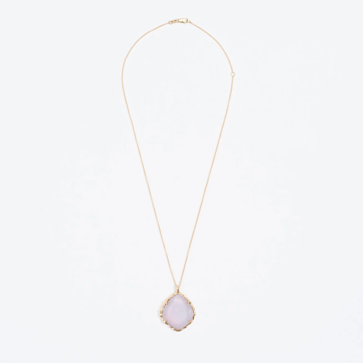 Trapezoid Necklace in Chalcedony - Image 4