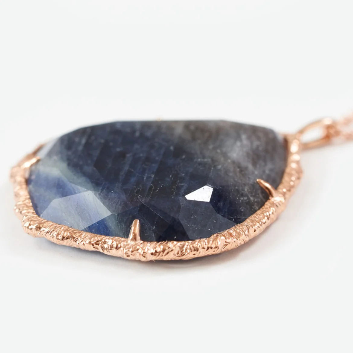 Trapezoid Necklace in Sapphire - Image 3