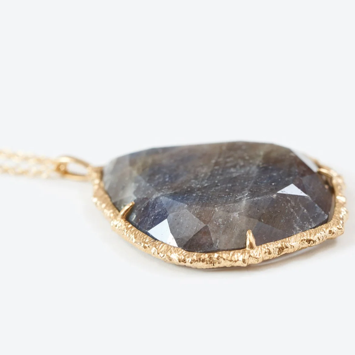 Trapezoid Necklace in Sapphire - Image 8